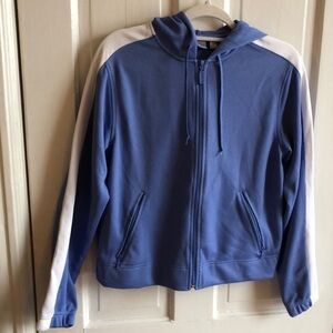 Tek Gear Long Sleeve Zip Up Track Suit Robin Egg Blue Pull String Hoodie M